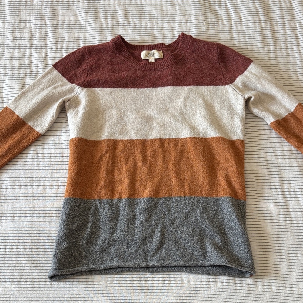 Colorblock Long Sleeve Women's Top
